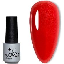 Nacario Momo Professional Kalıcı Oje S023 Işıltılı Klasik Kırmızı 4 ml