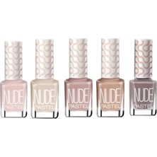 Nacario Pastel Nude Oje 5'li Set 751 763 752 101 760