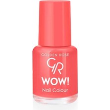 Nacario Golden Rose Wow Nail Color No: 104 - Parlak Bitişli Mini Oje 6 ml