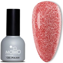 Nacario Momo Professional Disko Kalıcı Oje D007 Kırmızı 10 Ml, Reflective Flash Gel Polish