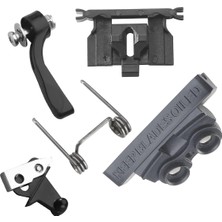 Nacario Dıy Saç Kesme Aksesuarları Seti Armatürleri Bahar Gerginliği ve Kam Takipçisi Fit Wahl Magic Clip 8148/8504/8591/1919 Onarım Parçası (Siyah Aksesuar Seti)