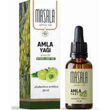 Nacario Masala Amla Saç Bakım Yağı 20 Ml. Soğuk Pres (Gooseberry Carrier Oil) Bektaşi Üzümü