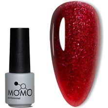 Nacario Momo Professional Kalıcı Oje S031 Parıltılı Vişne 4 ml