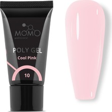 Nacario Protez Tırnak Için Poly Gel, Poli Jel, No.03, Açık Pembe, 30 gr