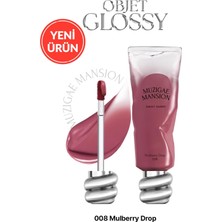 Nacario Muzıgae Mansıon Nemlendirici, Parlak Bitişli Tint Objet Glossy (008 Mulberry Drop)