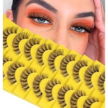 Nacario Bolivia's Takma Kirpikler, Manyetik Eyelashes, 10 Çift Doğal Görünümlü Kirpik Seti, Parti, Randevu ve Özel Günler Için, Uzun Süreli Rahat Kullanım, Kadınlar Için Özel Tasarım