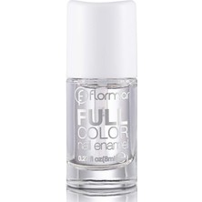 Nacario Flormar Yoğun Pigmentli Parlak Oje (Şeffaf) - Full Color Nail Enamel - FC36 Crystal Glam - 8690604313266