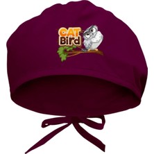 Nacario Dijital Baskılı Cat Bird Bone