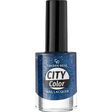 Nacario Golden Rose City Color Nail Lacquer Glitter No: 108 - Işıltılı ve Uzun Süre Kalıcı Oje 10.2 ml