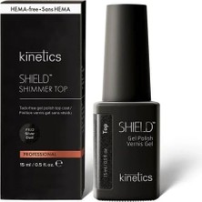 Nacario Kinetics Shield Shimmer Top Coat Silver Dust Yapışkan Katsız 15ML