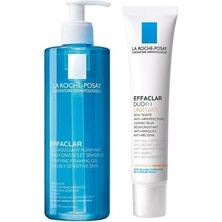 Nacario La Roche Posay Effaclar Gel Temizleyici 400ML + Effaclar Duo+ Unifiant Krem 40ML, Yağlı Ciltler Için Set
