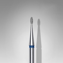 Nacario Staleks Elmas Manikür Freze Ucu Ince Damla Model Mavi 3mm FA50B012-3