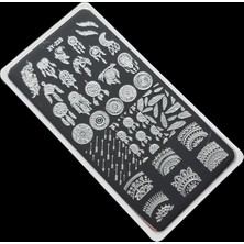 Nacario Nail Art Stamping Baskı Plakası