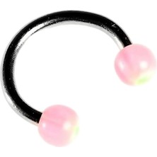 Nacario Circular Barbell 316L Çelik Piercing, Pembe