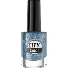 Nacario Golden Rose City Color Nail Lacquer Glitter No: 106 - Işıltılı ve Uzun Süre Kalıcı Oje 10.2 ml