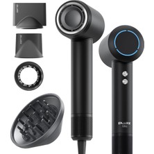 Nacario Pluzz X116 Ultra Iyonlu Saç Kurutma Makinesi Ultra Sessiz ve Hızlı Kurutma (Siyah)