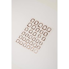 Nacario Pop Beauty Nail Art Tırnak Süsleme Sticker, Tırnak Dövmesi, Tırnak Tattoo Rose