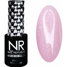 Nacario Nail Republic Cover Base Simli 10ML 13