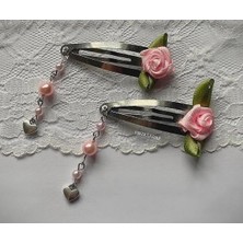 Nacario Çıt Çıt Toka Pinky Vintage