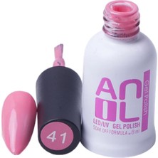 Nacario Anil Professional Cosmetics Kalıcı Oje Pembe Renkler 10ML | Dayanıklı Kolay Uygulanan Trend Renkler | Hızlı Kuruma ve Parlaklık (Pembe - 41)