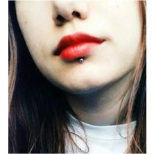 Nacario Deliksiz Mıknatıslı Top Dudak Kulak Fake Altın Renk Piercing