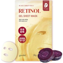 Nacario Goodal Retinol Içerikli Yaprak Maske Black Carrot Vita-A Retinol Lifting Gel Sheet Mask, TYCZMT6J7N172728726014810