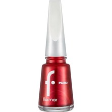 Nacario Flormar Sedefli Parlak Oje (Kırmızı) - Pearly Nail Enamel - PL384 Le Rouge