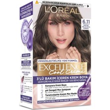 Nacario L'oreal Paris Excellence Cool Creme 6.11 Ekstra Küllü Koyu Kumral Saç Boyası