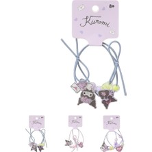 Nacario Sanrio Kuromi Lisanslı Saç Lastiği (2 Adet)