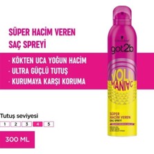 Nacario GOT2B Volumaniac Sprey, 300 Ml, Saç Hacim ve Tutuş