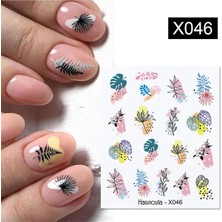 Nacario Tırnakmania Su Transferli Nail Art Sticker X046 (50127-4) 3908