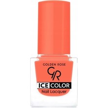 Nacario Golden Rose Ice Color Nail Lacquer No: 144 - Parlak Bitişli Mini Oje 6 ml