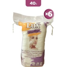 Nacario Lux Disk Kare Makyaj Pamuğu 40' Lı x 6