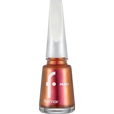 Nacario Flormar Sedefli Parlak Oje (Turuncu) - Pearly Nail Enamel - PL459 Frolic