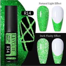 Nacario Tırnakmania Lily Cute Reflective Glitter Nail Art Çizim Ojesi R014 (54152-8) 4407