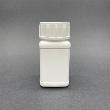 Nacario 100 cc Mat Beyaz Şişe - Kapaklı- 100ML Kapsül Kutusu x 10 Adet