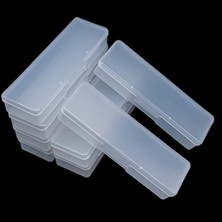 Nacario Manikür Alet Kutusu, Tırnak Aleti Için 8 Adet Şeffaf Kutu, Manikür Için Şeffaf Kişisel Tırnak Kutusu, Plastik Nail Art Alet Kutusu Depolama Düzenleyici Kılıf Düzenleme Için Konteyner (7.1X1.96X1.18)
