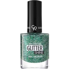 Nacario Golden Rose Glitter Shine Nail Lacquer No: 215 - Işıltılı ve Simli Parlak Oje