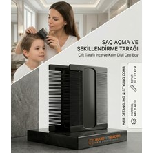 Nacario Transformacion 2 Adet Okul Öncesi ve Çocuklar Için Sık Dişli Plastik Bit Tarağı Piresavar Sirke Temizleyici 723270