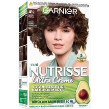 Nacario Garnier Nutrisse Yoğun Besleyici Kalıcı Krem Saç Boyası 4 1:2 Işıltılı Kahve