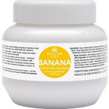 Nacario Kallos Banana Muz Ekstraktı ve Multivitamin Içeren Güçlendirici Saç Bakım Maskesi 275ML
