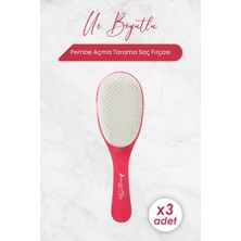 Nacario Nascita Professional Üç Boyutlu Açma Tarama Saç Fırçası Pembe 4190 x 3 Adet