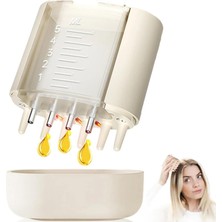 Nacario Kırmızı ve Mavi Işık,mikroakım Teknolojili Saç Masaj Aleti 5ml Serum Hazneli Tarak Başlıklı