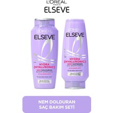 Nacario Elseve Hydra [hyaluronic] Neme Ihtiyaç Duyan Saçlar Için Bakım Seti - Şampuan & Saç Bakım Kremi 2 Adet