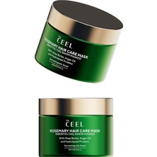 Nacario The Ceel Saç Bakım Maskesi 250 ml - Biberiye Özlü, Shea Yağı, Argan Yağı ve Hidrolize Protein Içeren Nemlendirici & Besleyici Saç Maskesi, Tüm Saç Tipleri