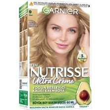 Nacario Garnier Nutrisse Yoğun Besleyici Kalıcı Krem Saç Boyası 9 Sarı