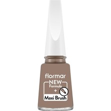 Nacario Flormar Nail Enamel Yüksek Pigmentli & Parlak Bitişli Oje FNE-508 Mınky Brown