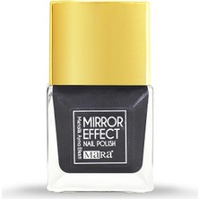 Nacario Mara Yeni Metalik Ayna Efekti Oje Siyah 15 ml