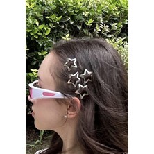 Nacario 4’lü Yıldız Çıt Çıt Toka Y2K Star Style
