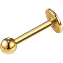 Nacario Cerrahi Çelik Top Piercing Gold, Gold